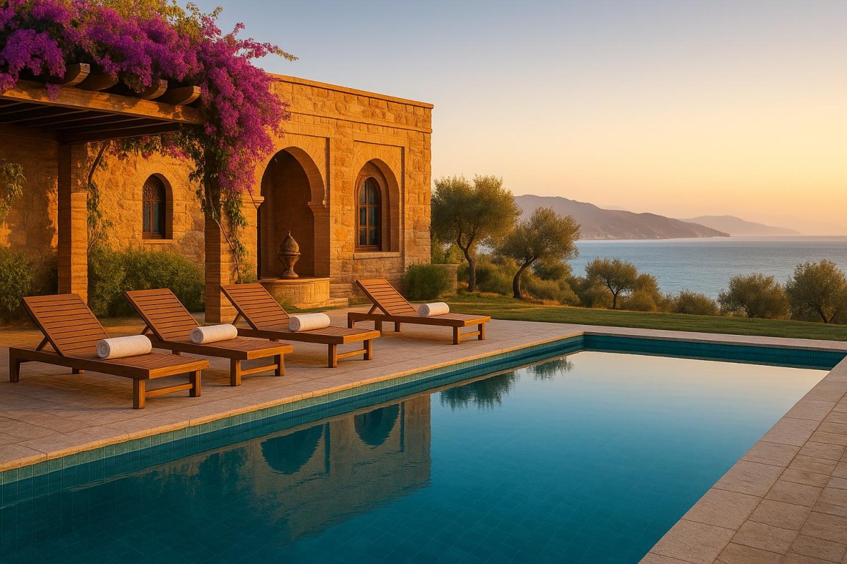 Piscine vue mer