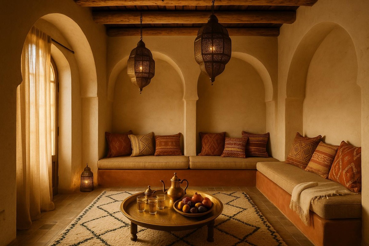 Salle de repos après hammam